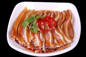 Braised Pig Ear in Master Stock